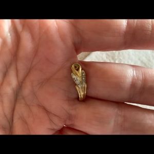 Yellow gold earring jackets